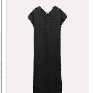Zara, WASHED EFFECT MIDI DRESS New with tags , Size L